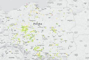Zapylenie w Polsce